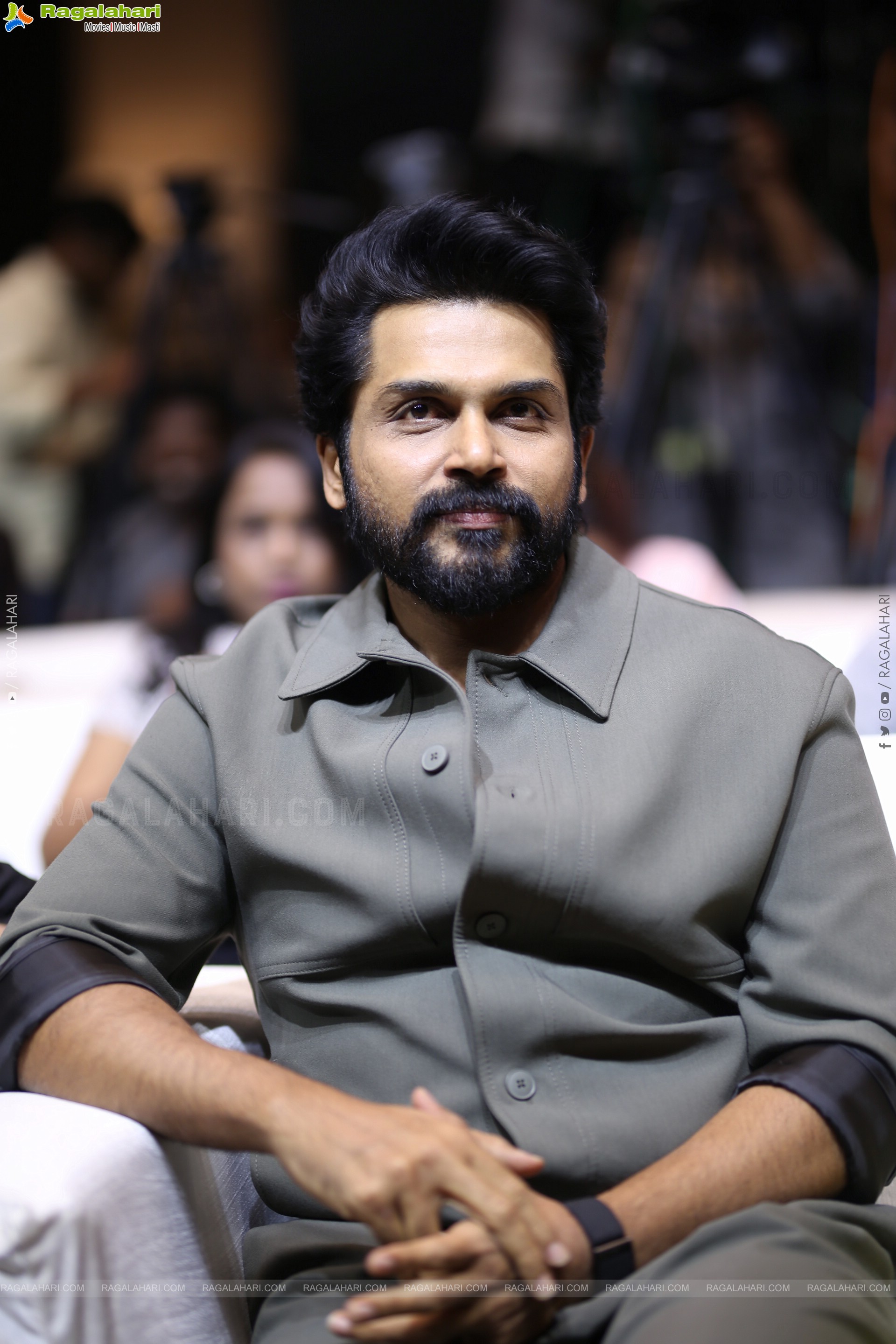 Karthi at Annagaru Vostaru Movie Pre Release Event, HD Gallery