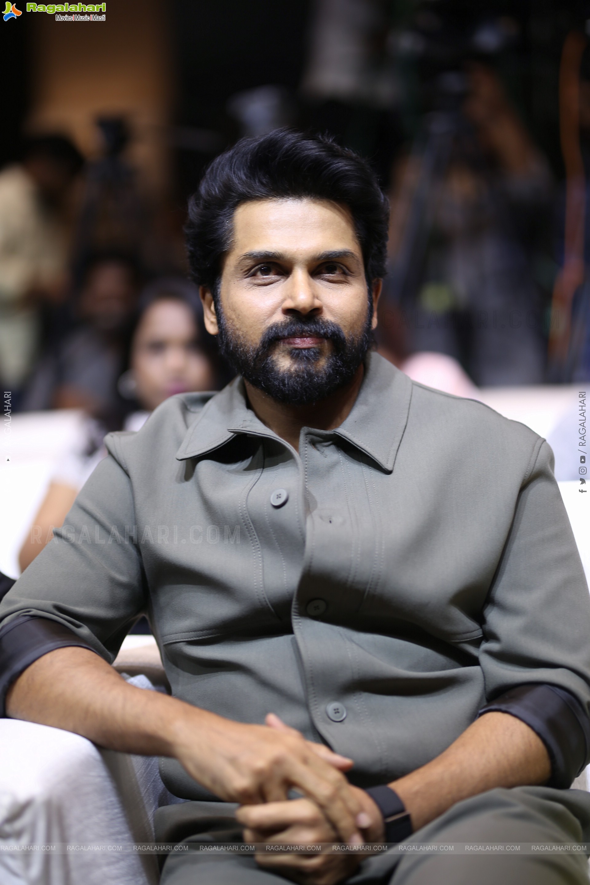 Karthi at Annagaru Vostaru Movie Pre Release Event, HD Gallery
