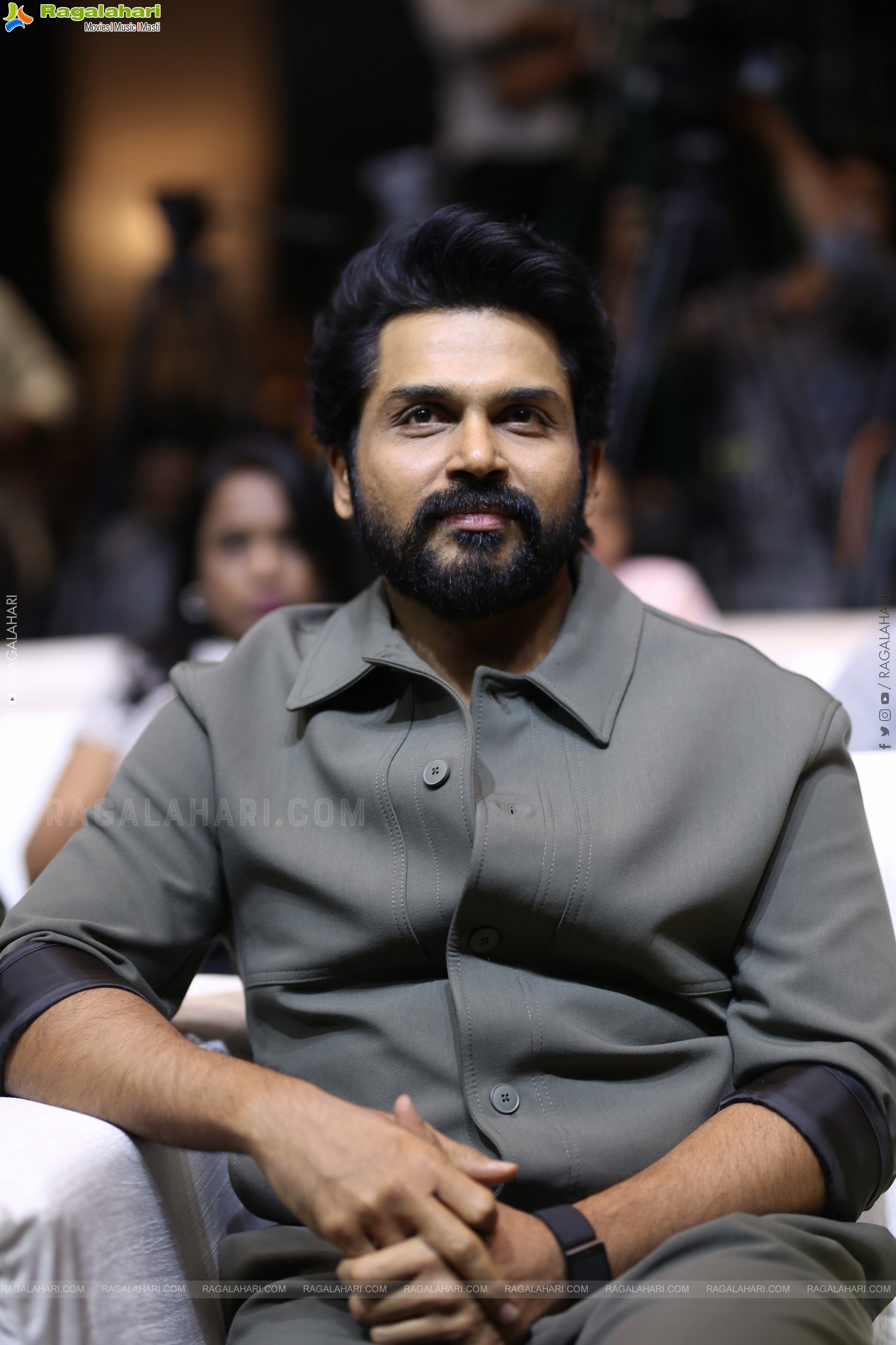 Karthi at Annagaru Vostaru Movie Pre Release Event, HD Gallery