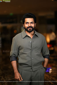 Karthi at Annagaru Vostaru Movie Pre Release Event