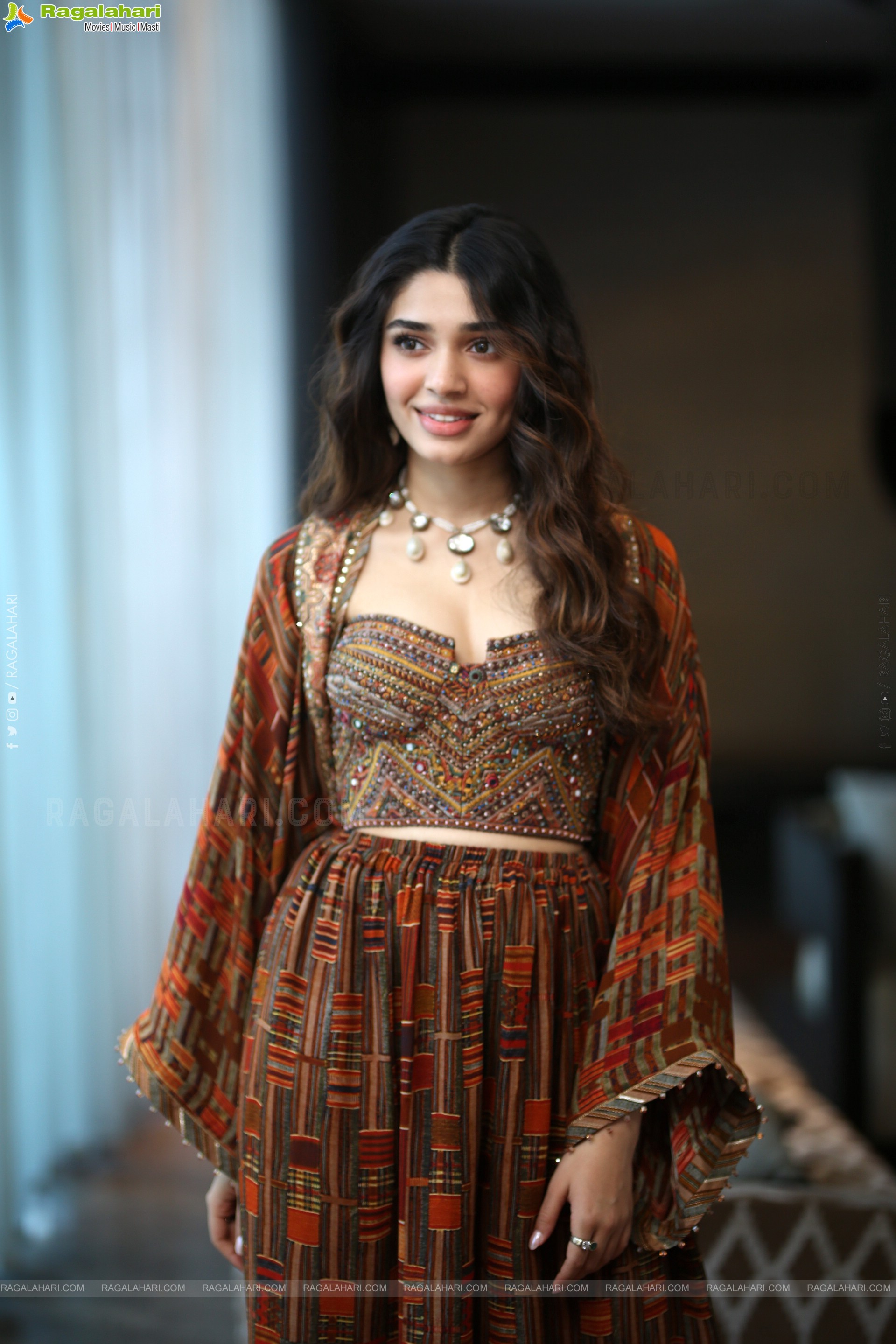 Krithi Shetty at Annagaru Vostaru Interview, HD Gallery