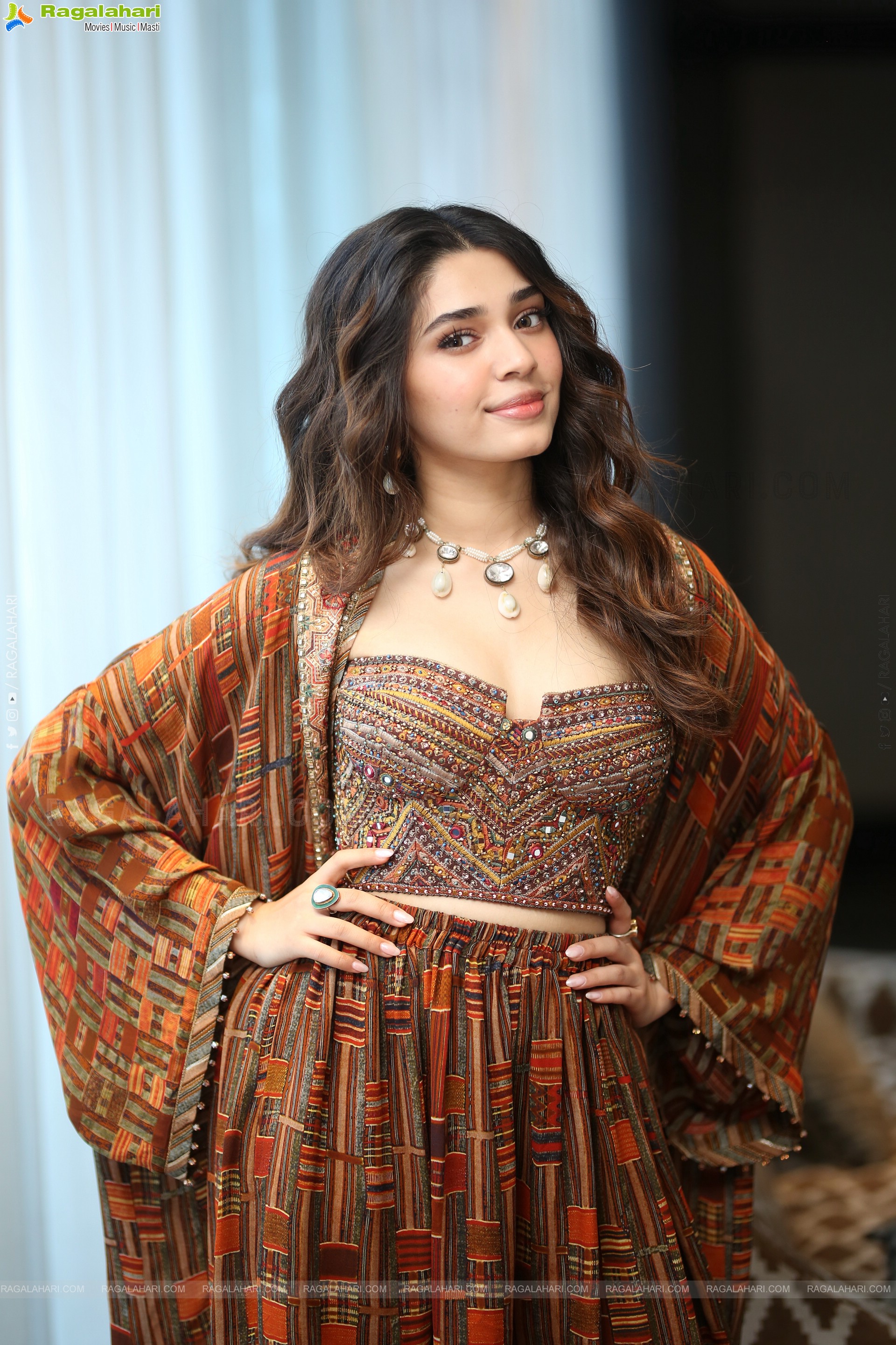 Krithi Shetty at Annagaru Vostaru Interview, HD Gallery