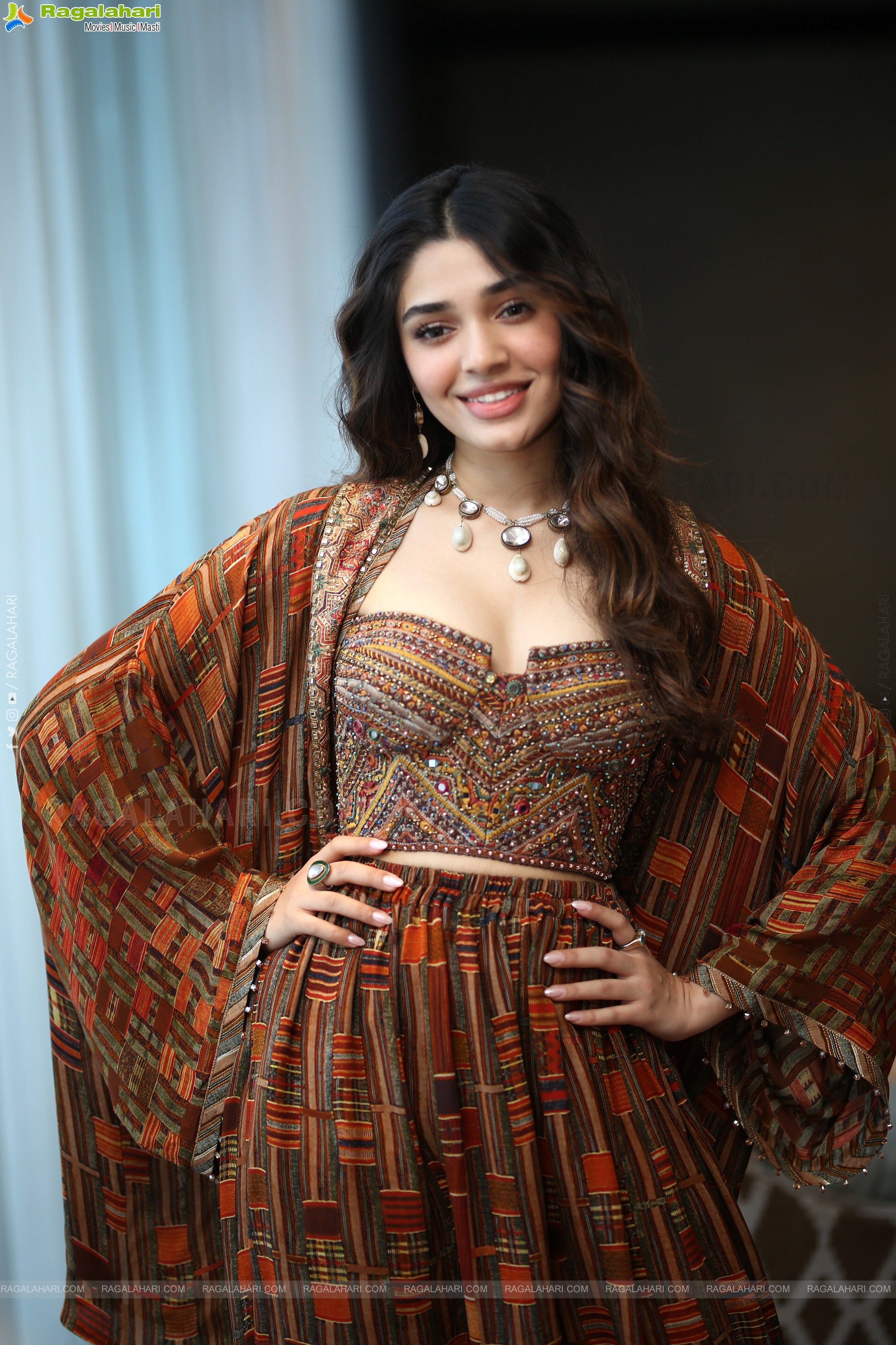 Krithi Shetty at Annagaru Vostaru Interview, HD Gallery