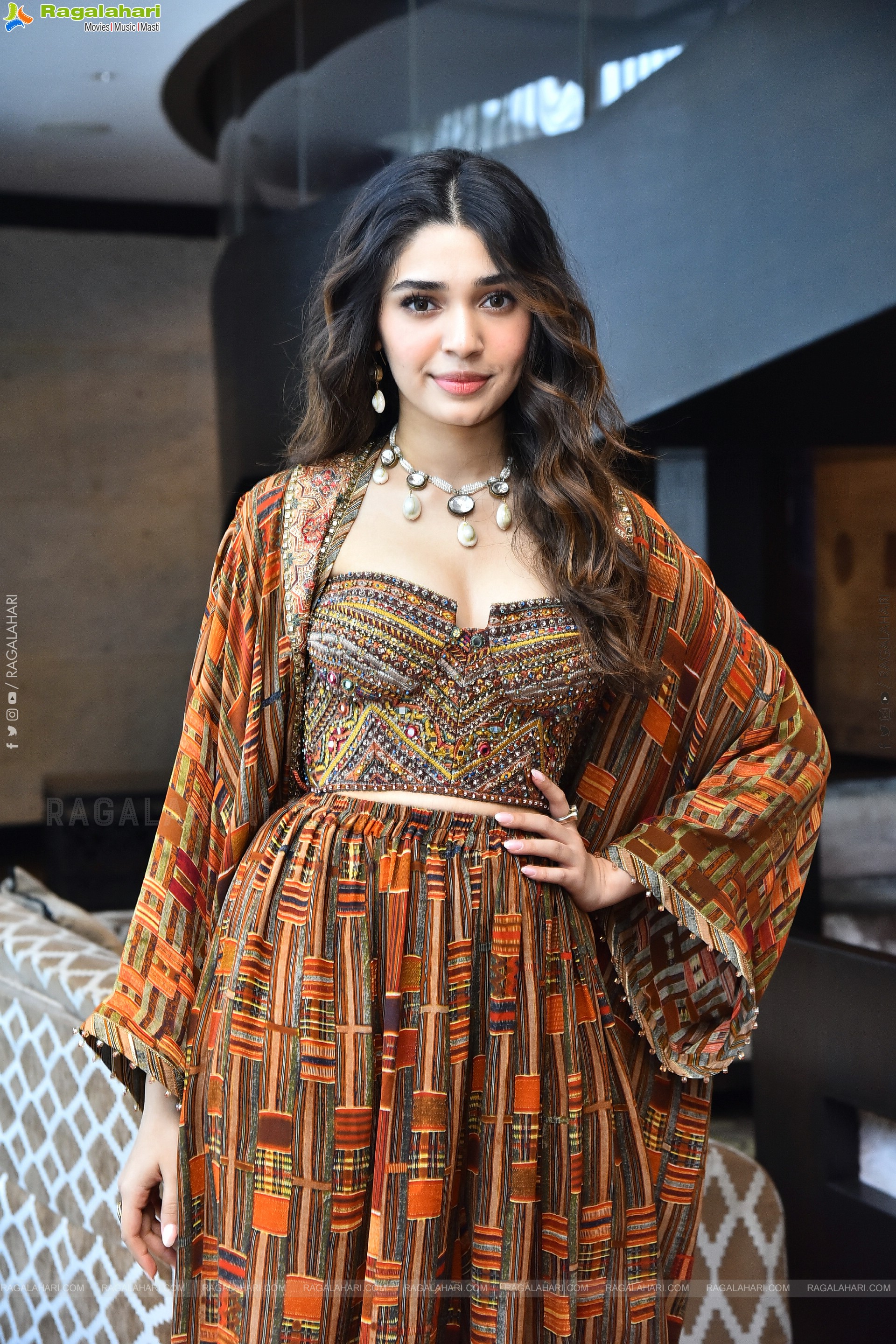 Krithi Shetty at Annagaru Vostaru Interview, HD Gallery