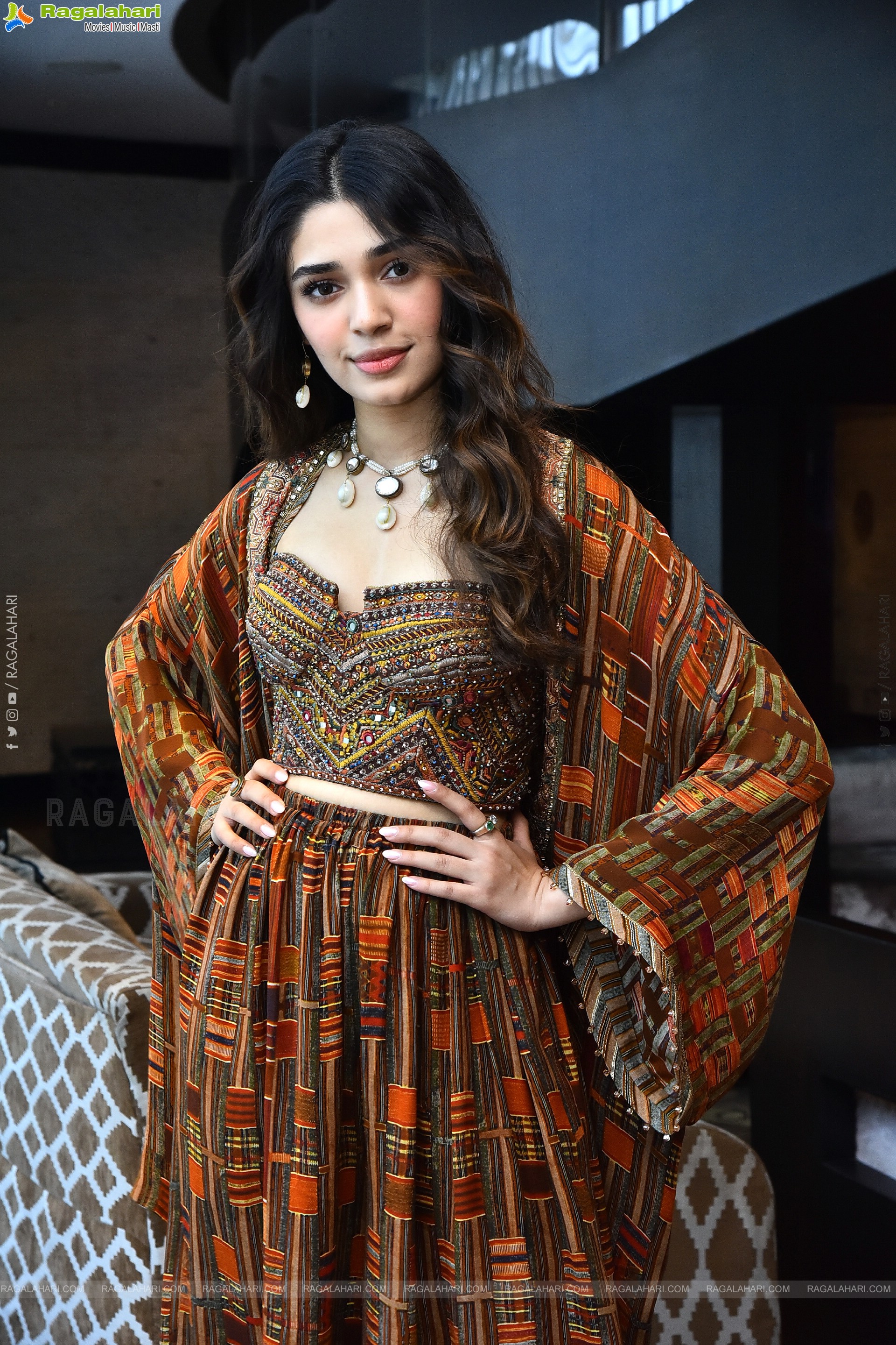 Krithi Shetty at Annagaru Vostaru Interview, HD Gallery