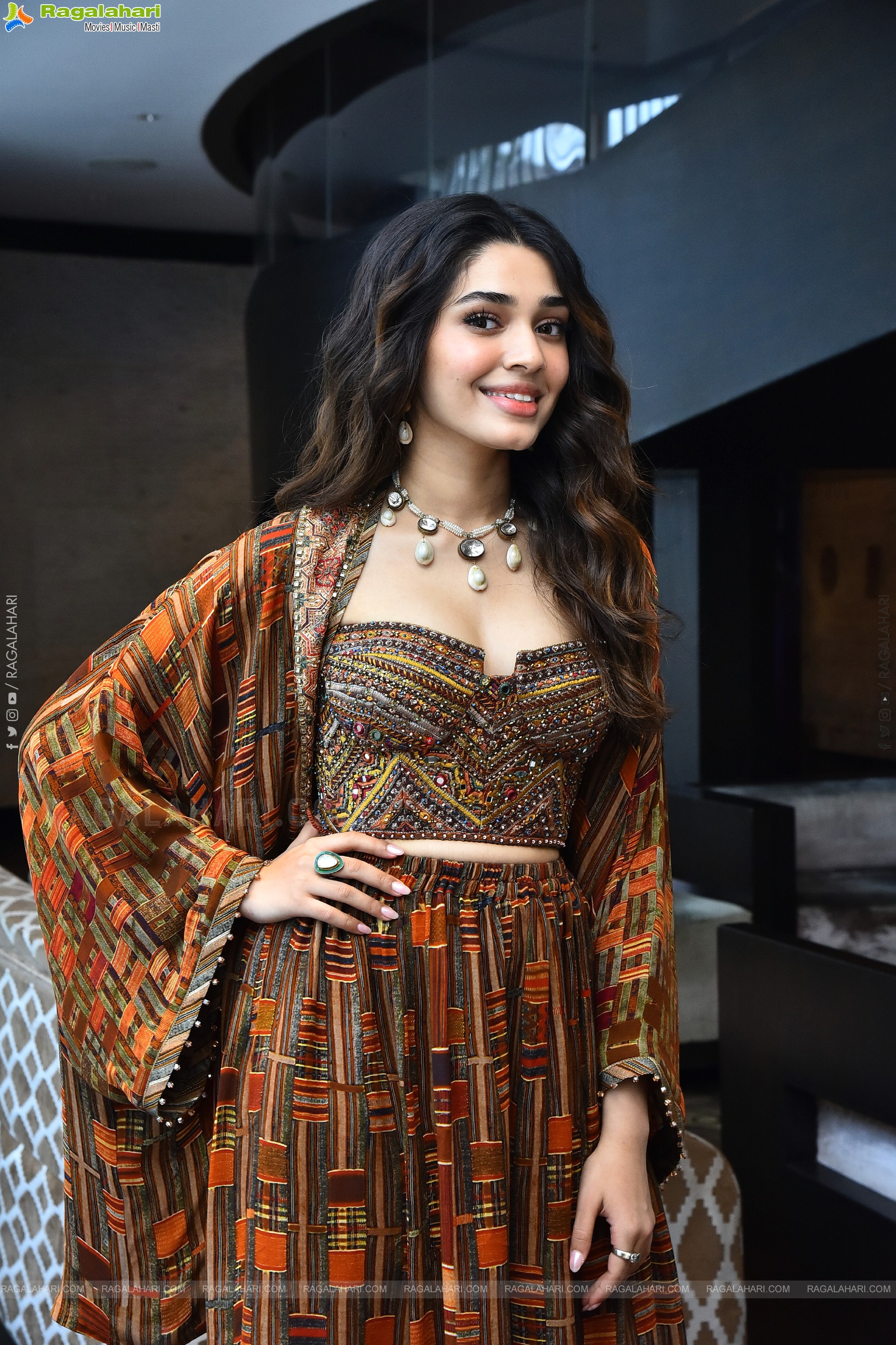 Krithi Shetty at Annagaru Vostaru Interview, HD Gallery