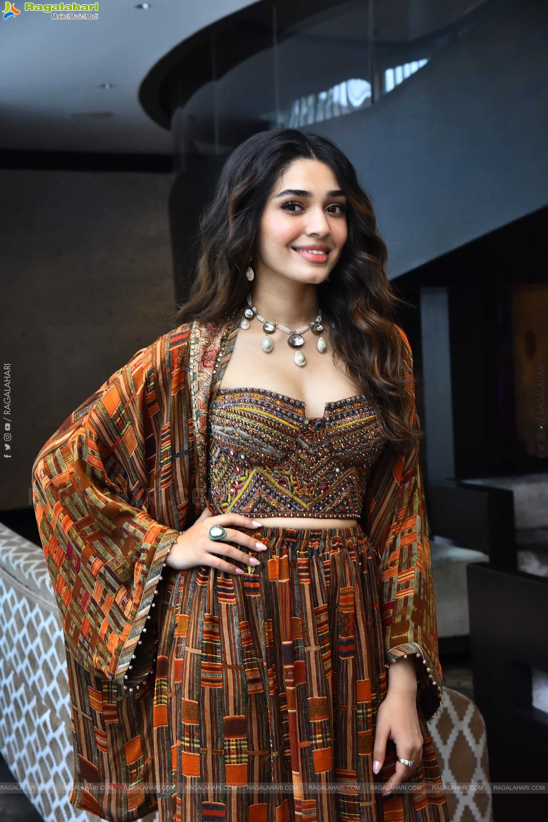 Krithi Shetty at Annagaru Vostaru Interview, HD Gallery