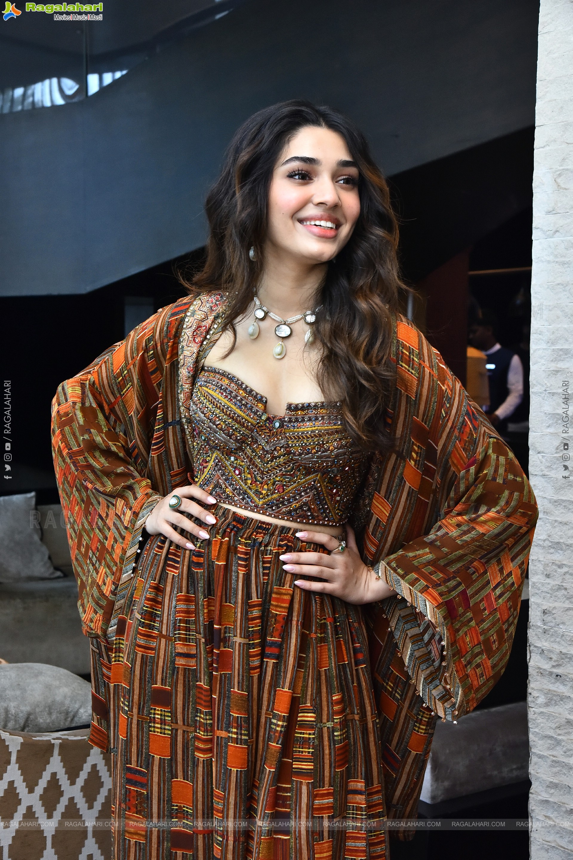 Krithi Shetty at Annagaru Vostaru Interview, HD Gallery