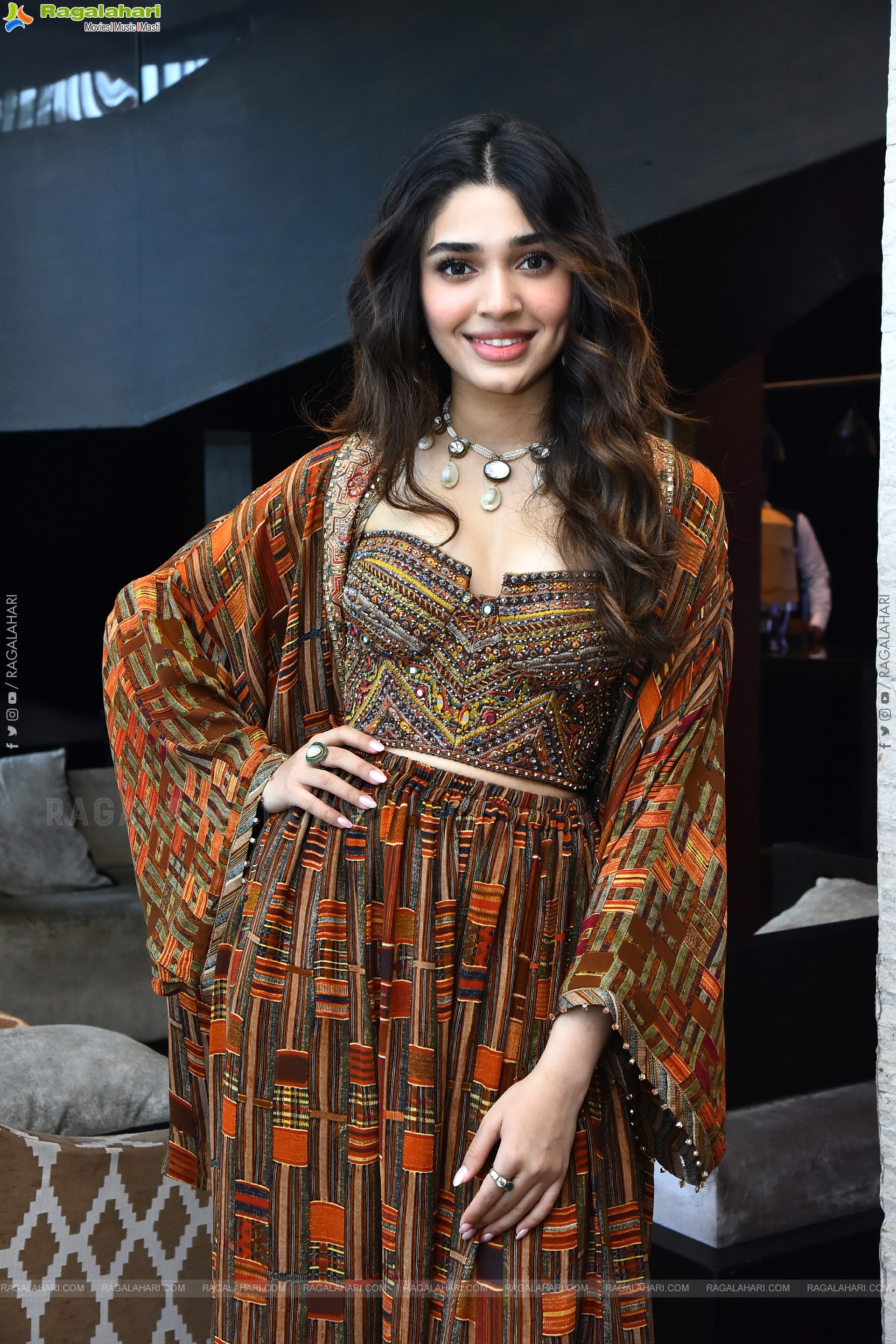 Krithi Shetty at Annagaru Vostaru Interview, HD Gallery