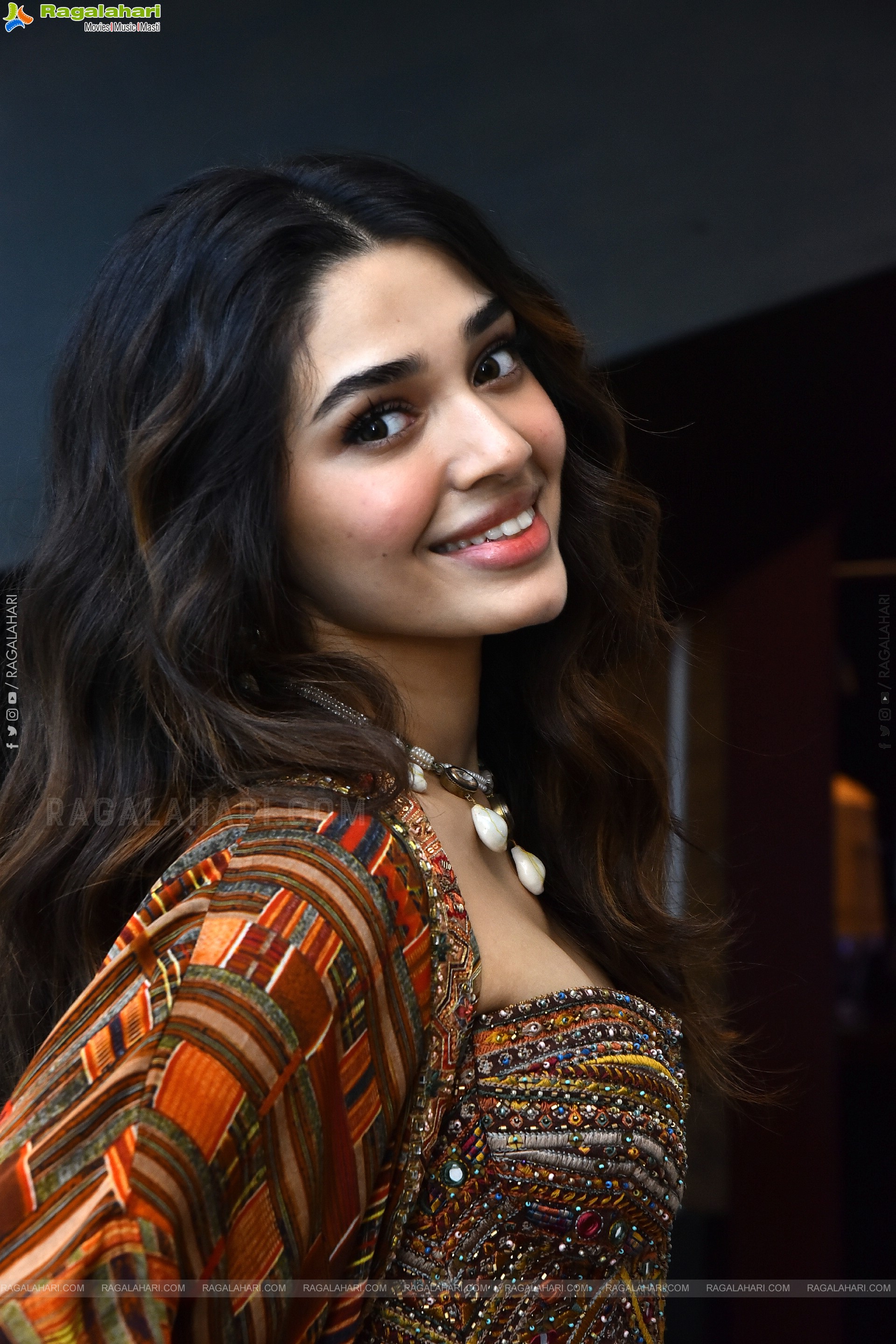 Krithi Shetty at Annagaru Vostaru Interview, HD Gallery