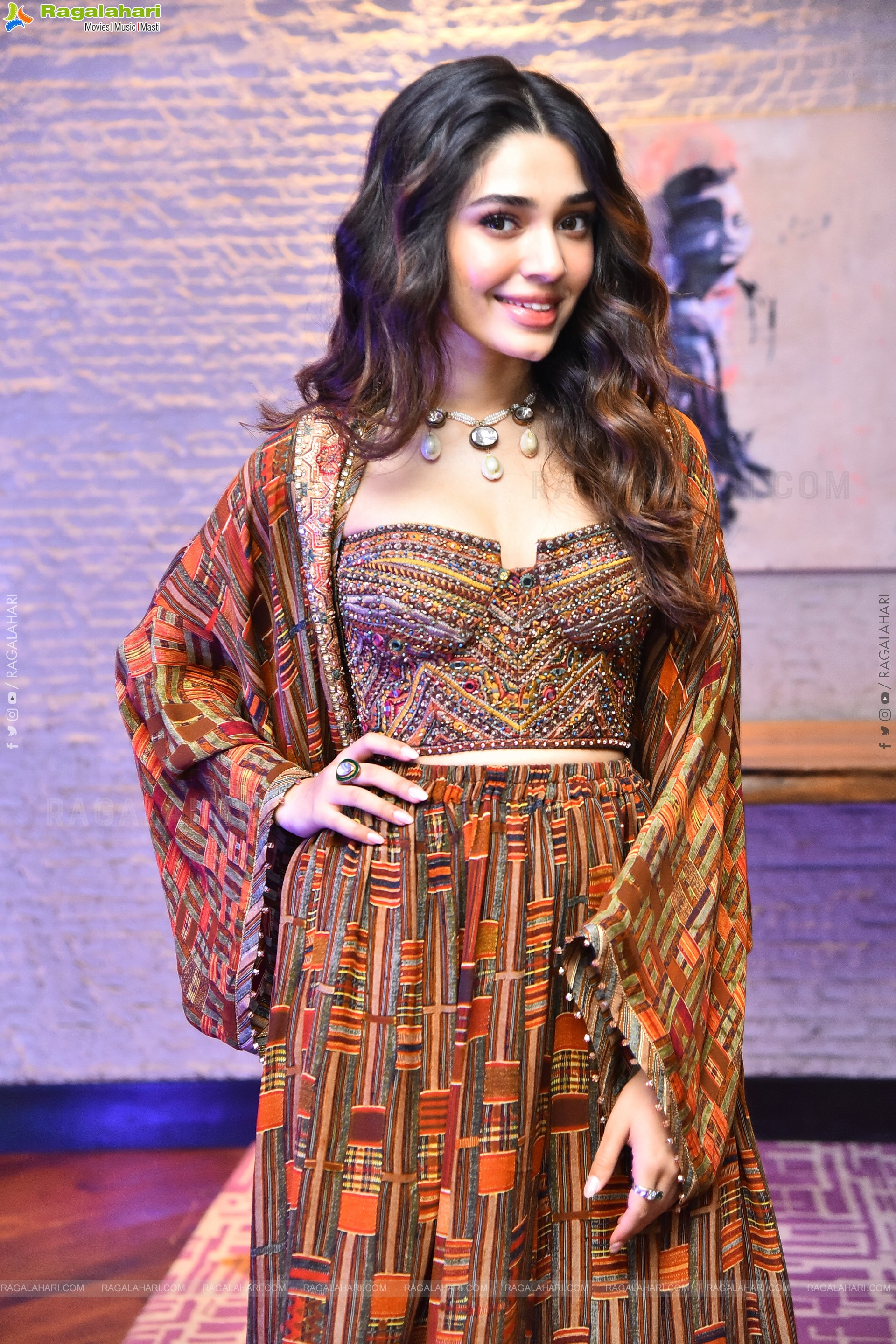 Krithi Shetty at Annagaru Vostaru Interview, HD Gallery