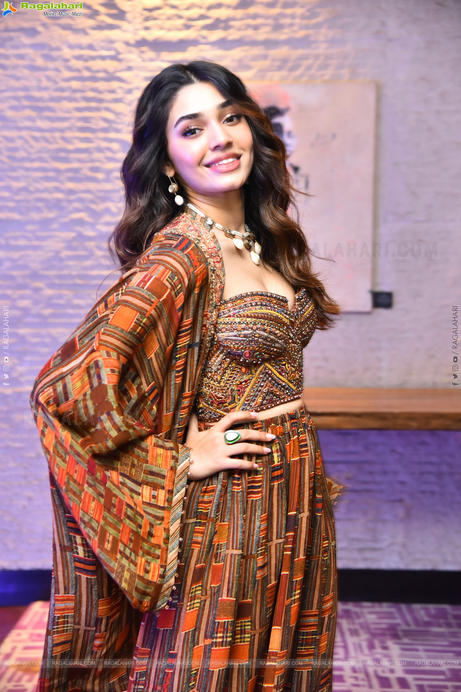 Krithi Shetty at Annagaru Vostaru Interview, HD Gallery