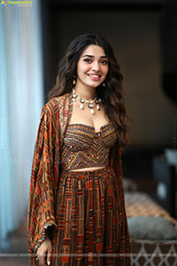 Krithi Shetty at Annagaru Vostaru Interview, HD Gallery