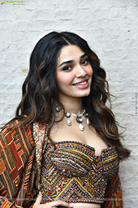 Krithi Shetty at Annagaru Vostaru Interview, HD Gallery