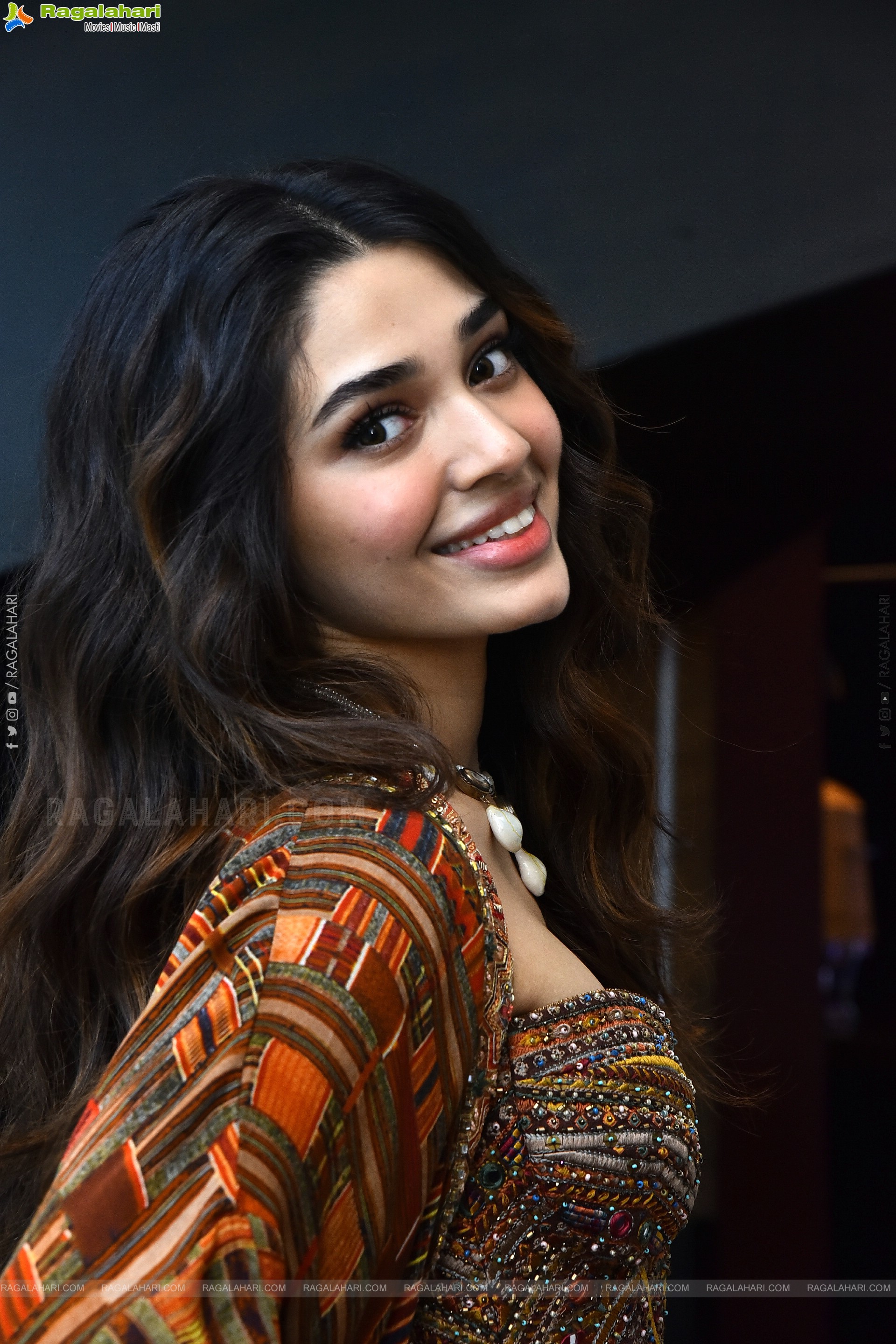 Krithi Shetty at Annagaru Vostaru Interview, HD Gallery