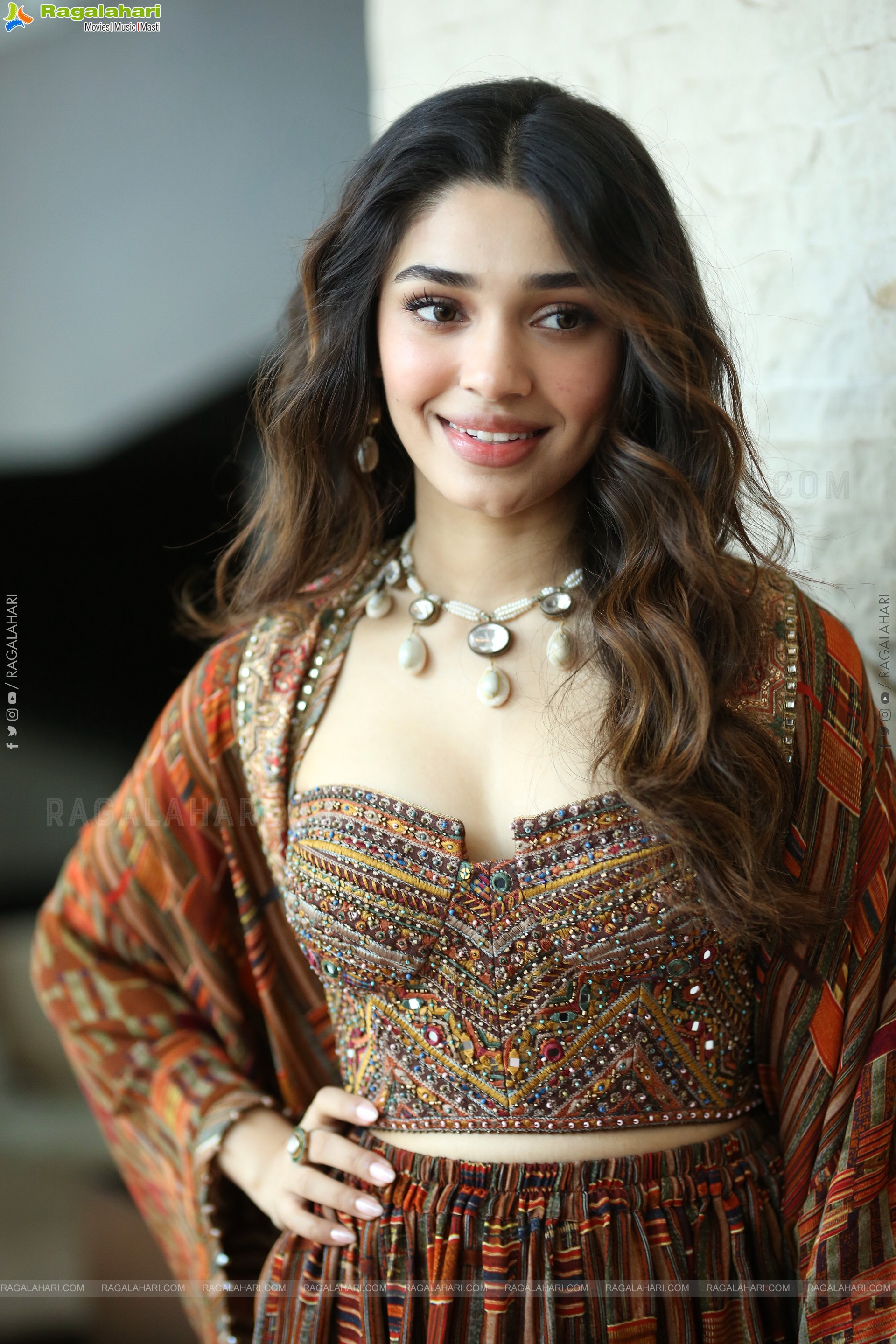 Krithi Shetty at Annagaru Vostaru Interview, HD Gallery