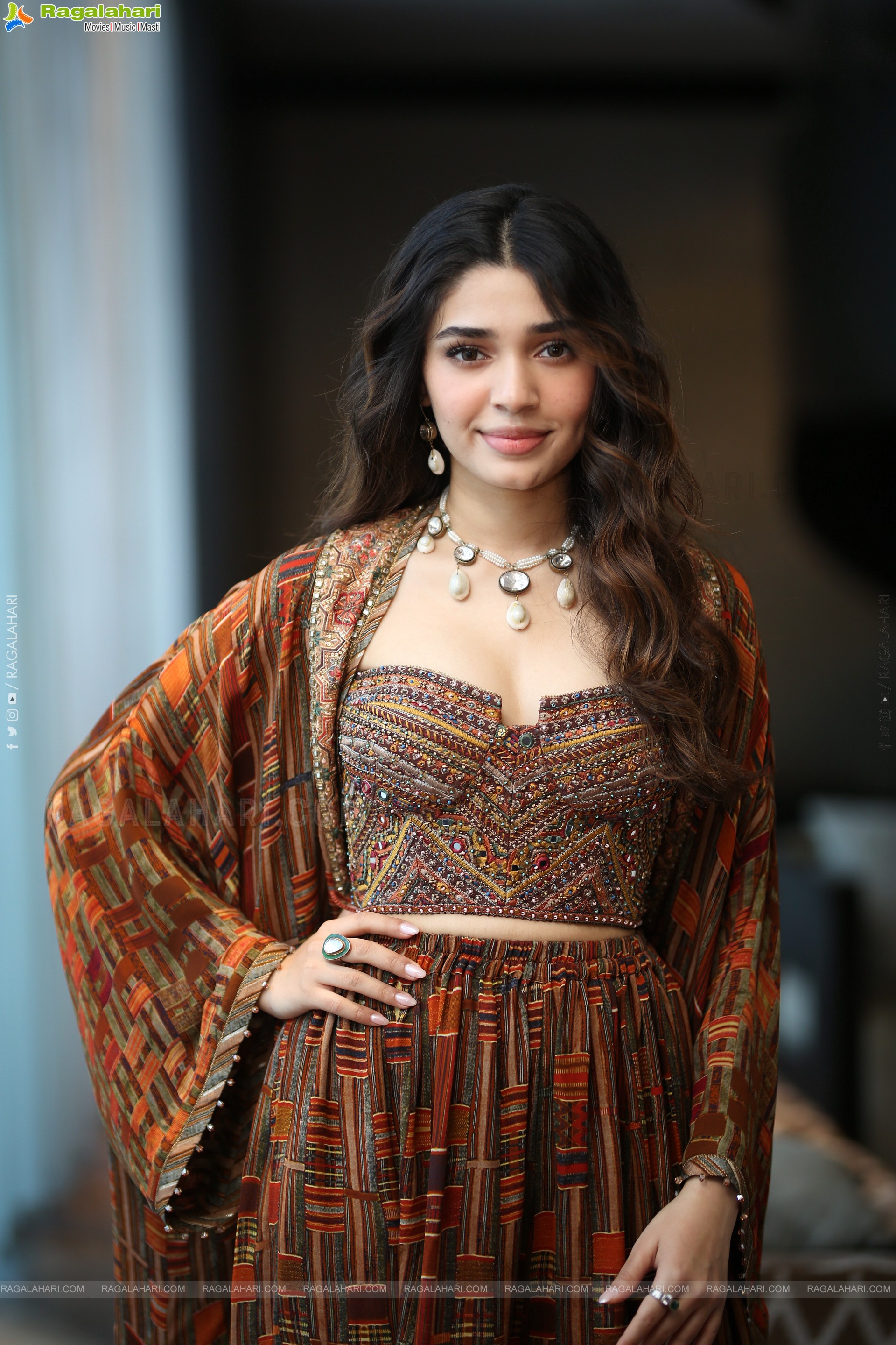 Krithi Shetty at Annagaru Vostaru Interview, HD Gallery