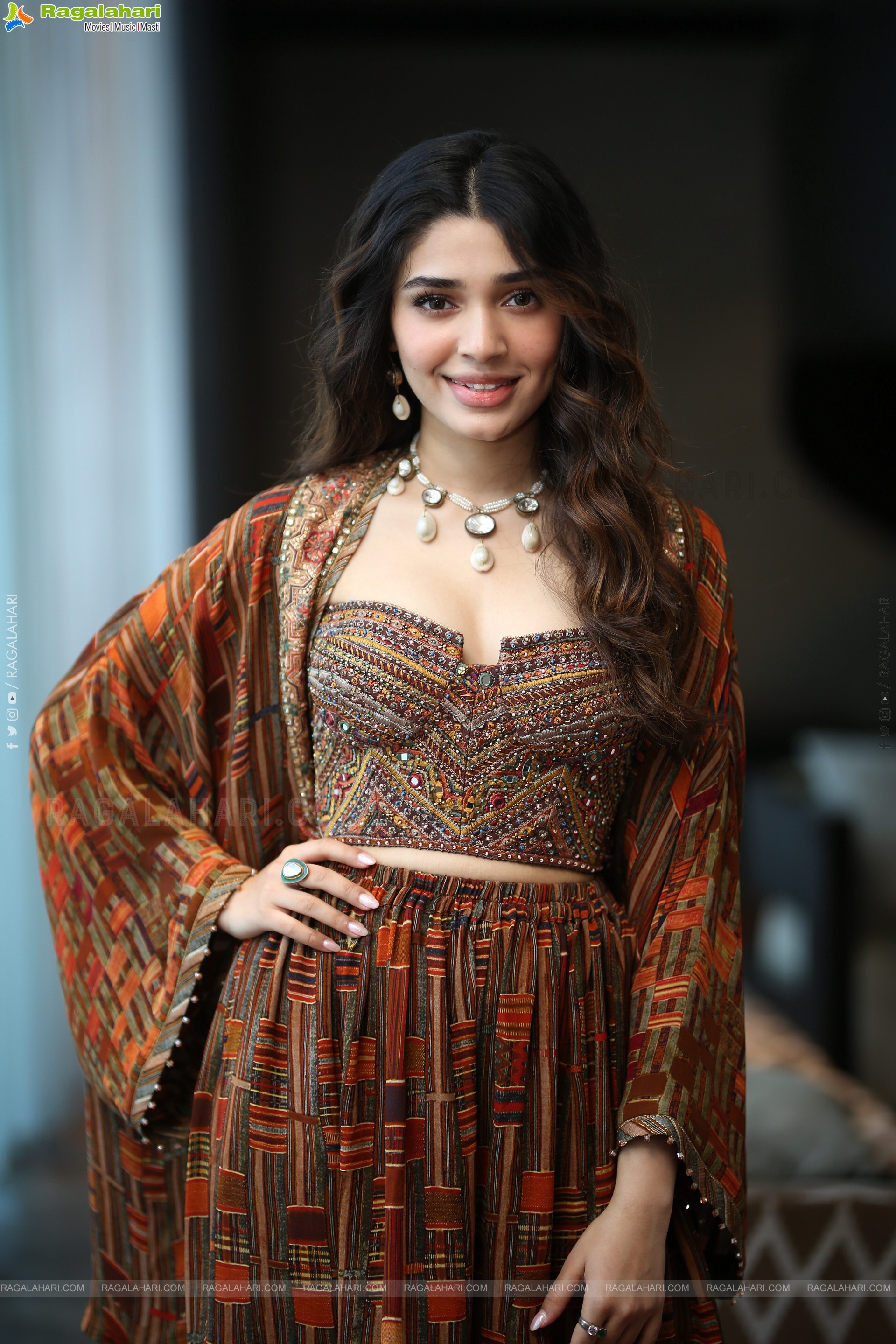 Krithi Shetty at Annagaru Vostaru Interview, HD Gallery