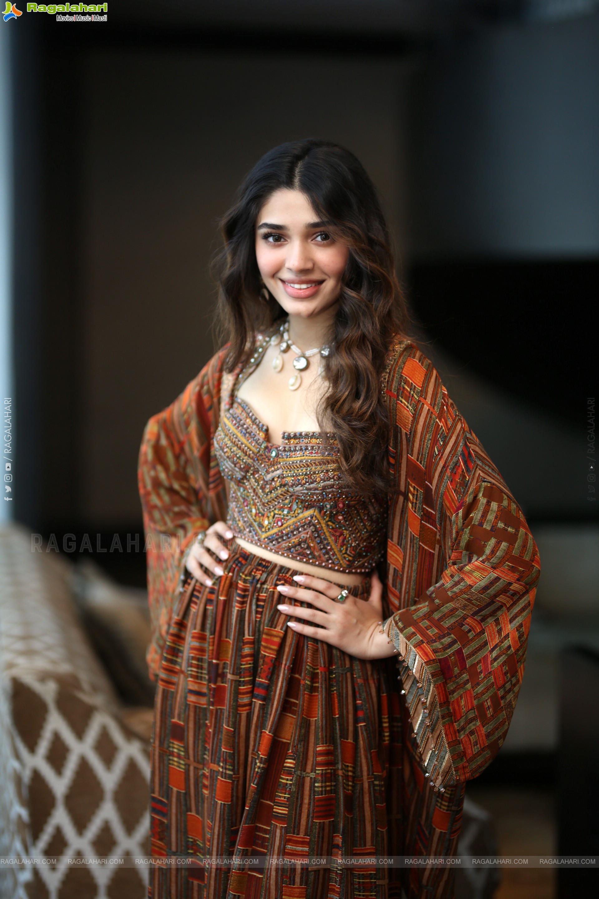 Krithi Shetty at Annagaru Vostaru Interview, HD Gallery