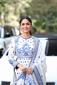 Mrunal Thakur at Dacoit Movie Teaser Launch