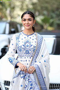 Mrunal Thakur at Dacoit Movie Teaser Launch
