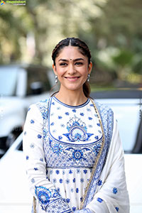Mrunal Thakur at Dacoit Movie Teaser Launch