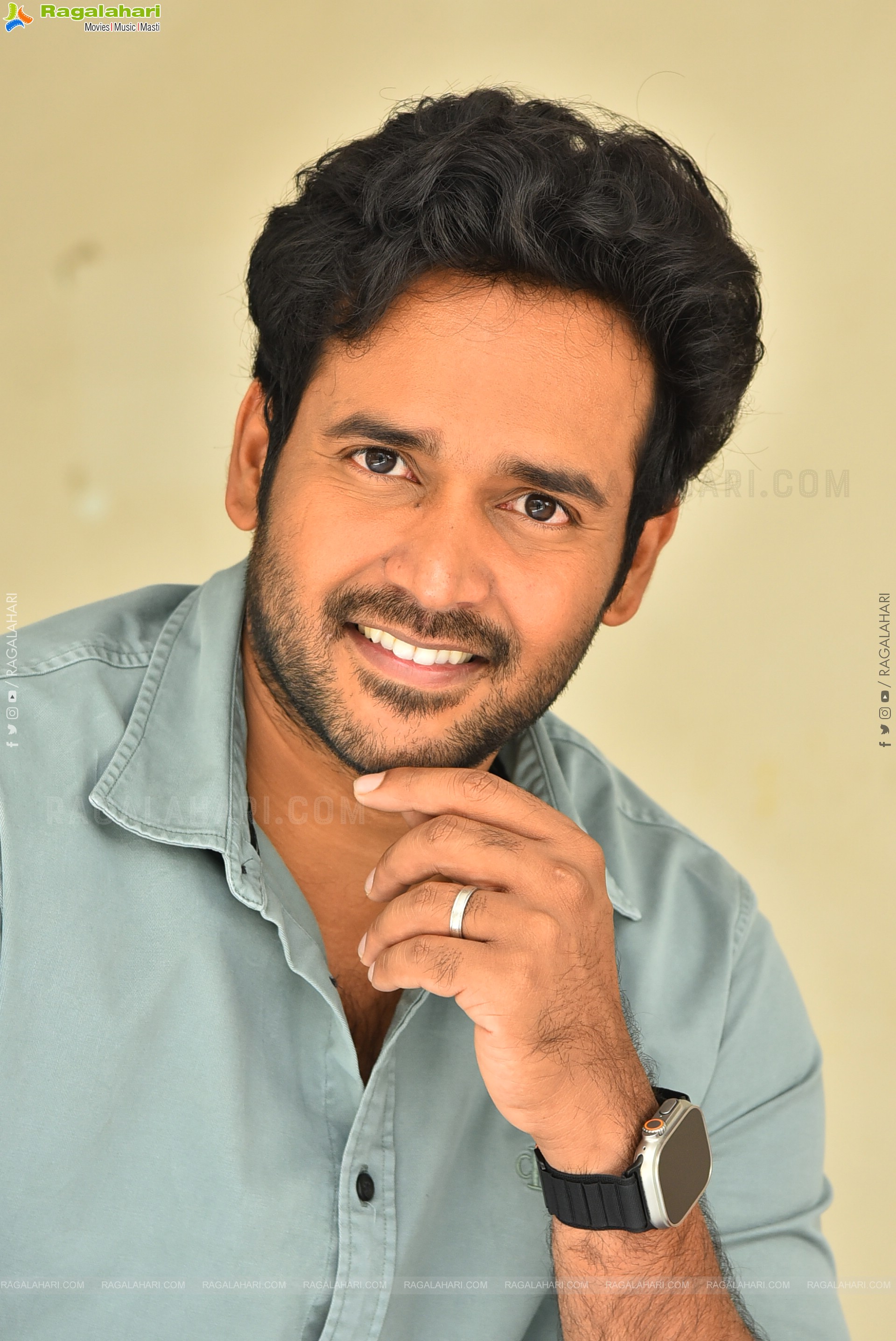 Naresh Agastya at Gurram Paapi Reddy Interview, HD Gallery