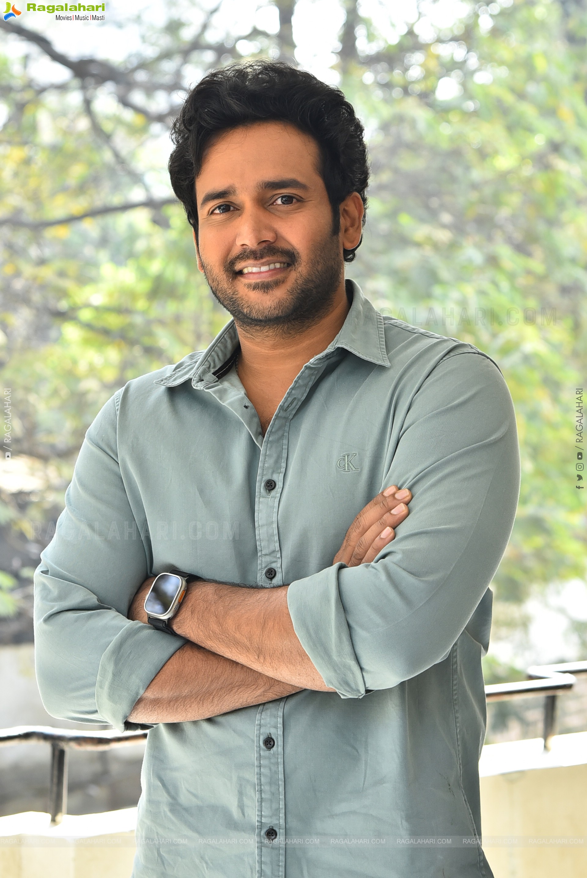 Naresh Agastya at Gurram Paapi Reddy Interview, HD Gallery