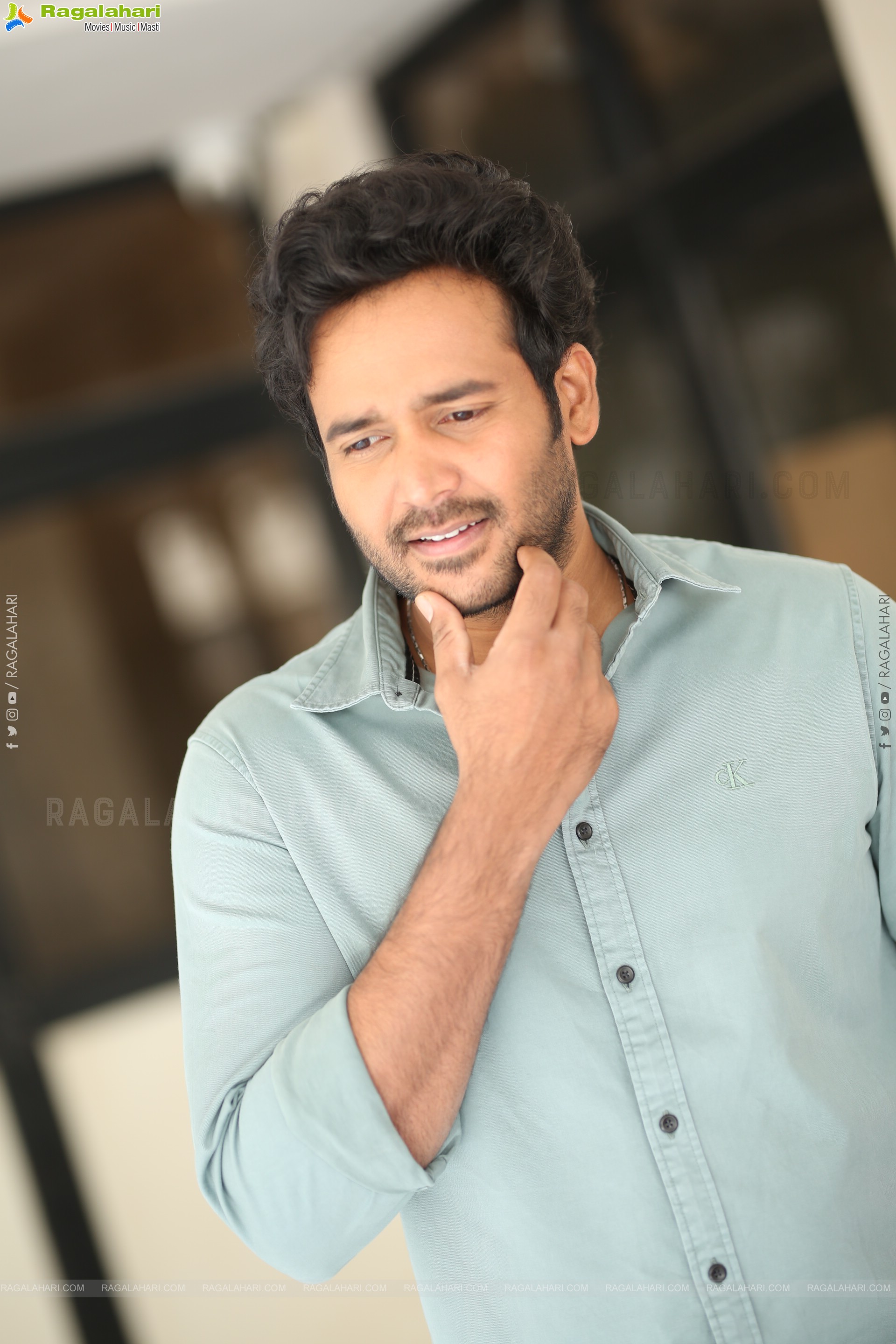 Naresh Agastya at Gurram Paapi Reddy Interview, HD Gallery