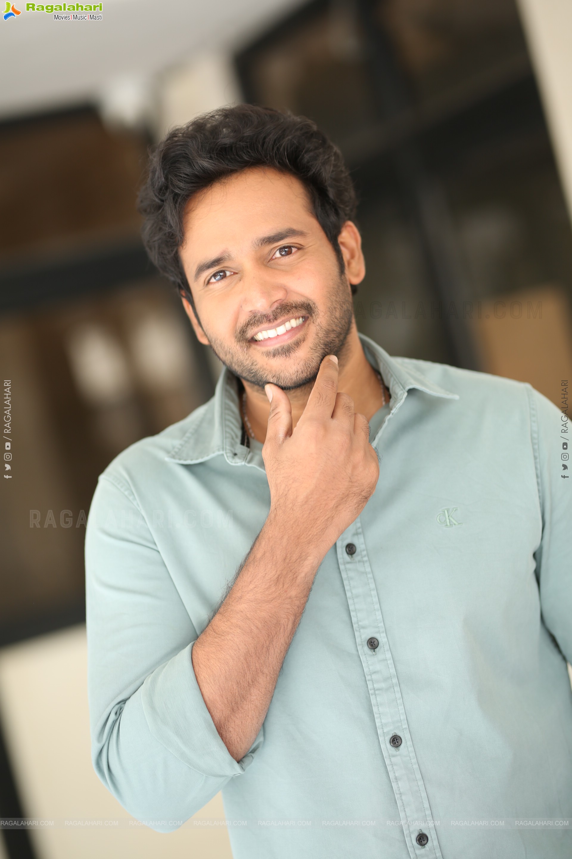 Naresh Agastya at Gurram Paapi Reddy Interview, HD Gallery