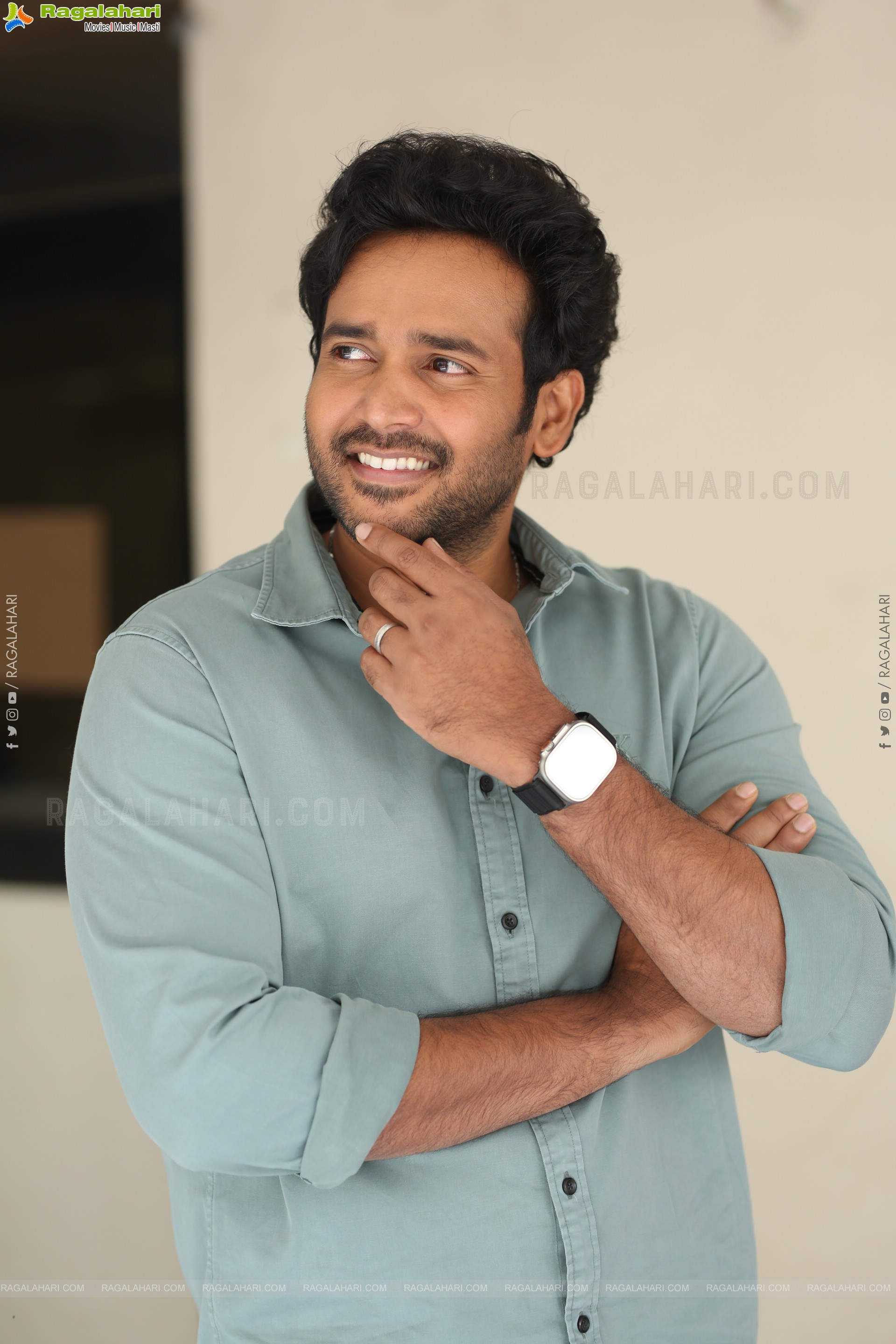 Naresh Agastya at Gurram Paapi Reddy Interview, HD Gallery