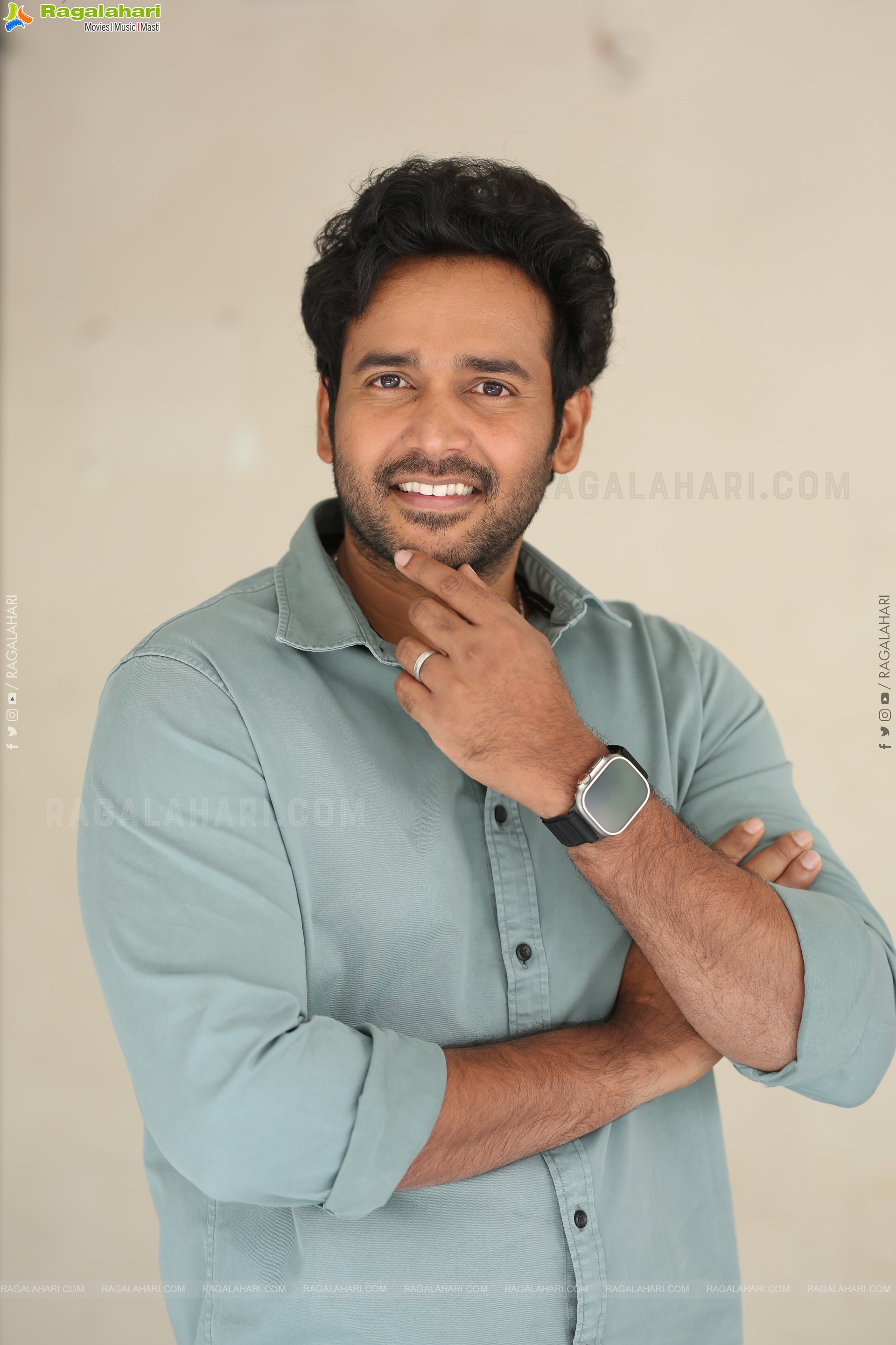 Naresh Agastya at Gurram Paapi Reddy Interview, HD Gallery