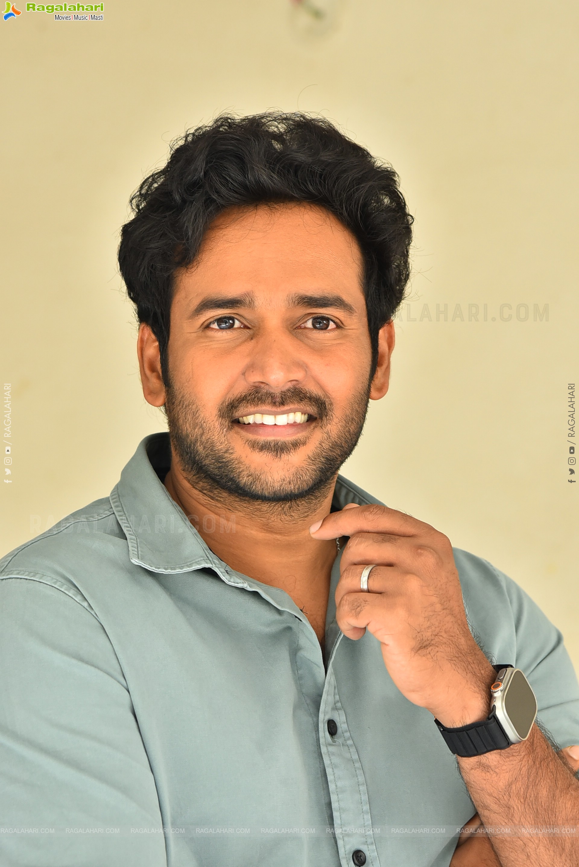 Naresh Agastya at Gurram Paapi Reddy Interview, HD Gallery