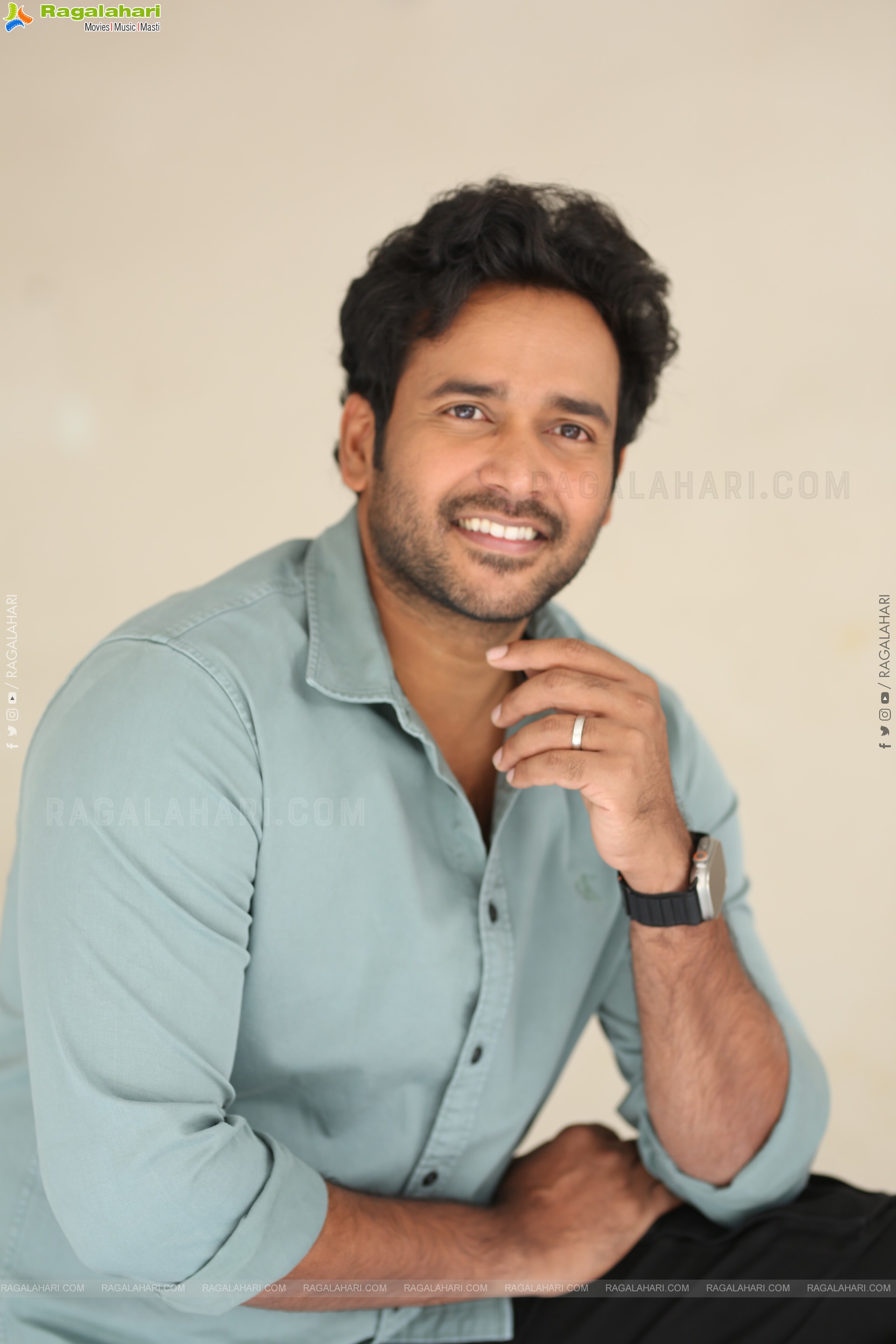 Naresh Agastya at Gurram Paapi Reddy Interview, HD Gallery