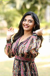 Nayan Sarika at Vrusshabha Pre Release Event