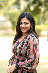 Nayan Sarika at Vrusshabha Pre Release Event