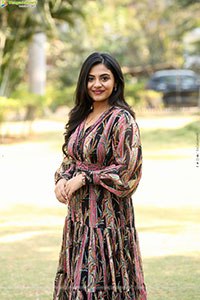 Nayan Sarika at Vrusshabha Pre Release Event