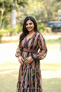 Nayan Sarika at Vrusshabha Pre Release Event