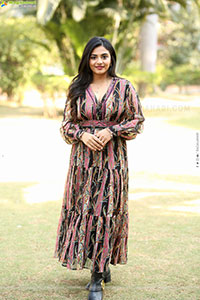 Nayan Sarika at Vrusshabha Pre Release Event