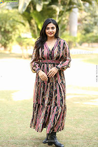 Nayan Sarika at Vrusshabha Pre Release Event