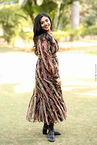 Nayan Sarika at Vrusshabha Pre Release Event