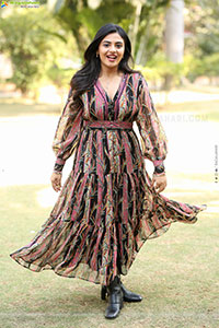 Nayan Sarika at Vrusshabha Pre Release Event