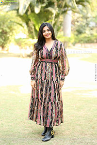 Nayan Sarika at Vrusshabha Pre Release Event