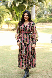 Nayan Sarika at Vrusshabha Pre Release Event