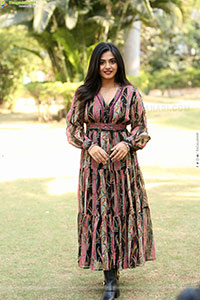 Nayan Sarika at Vrusshabha Pre Release Event