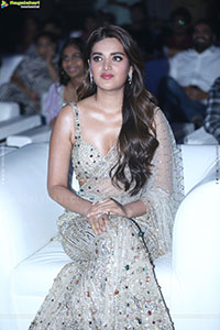 Nidhhi Agerwal at The Rajasaab Pre Release Event