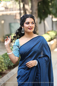 Priyanka Jain at Nayanam Trailer Launch Event