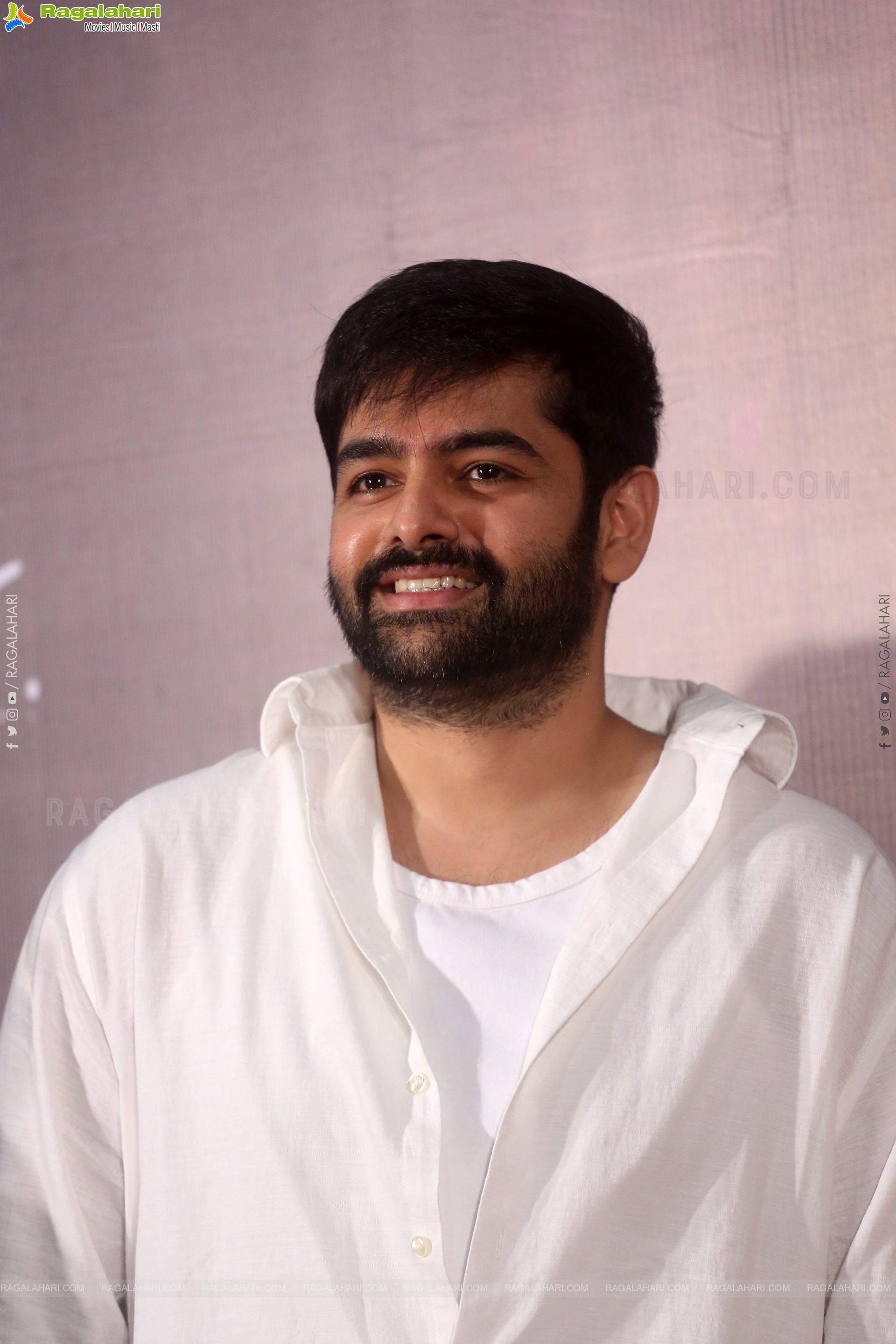 Ram Pothineni at Andhra King Taluka Success Meet, HD Gallery