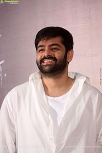 Ram Pothineni at Andhra King Taluka Success Meet