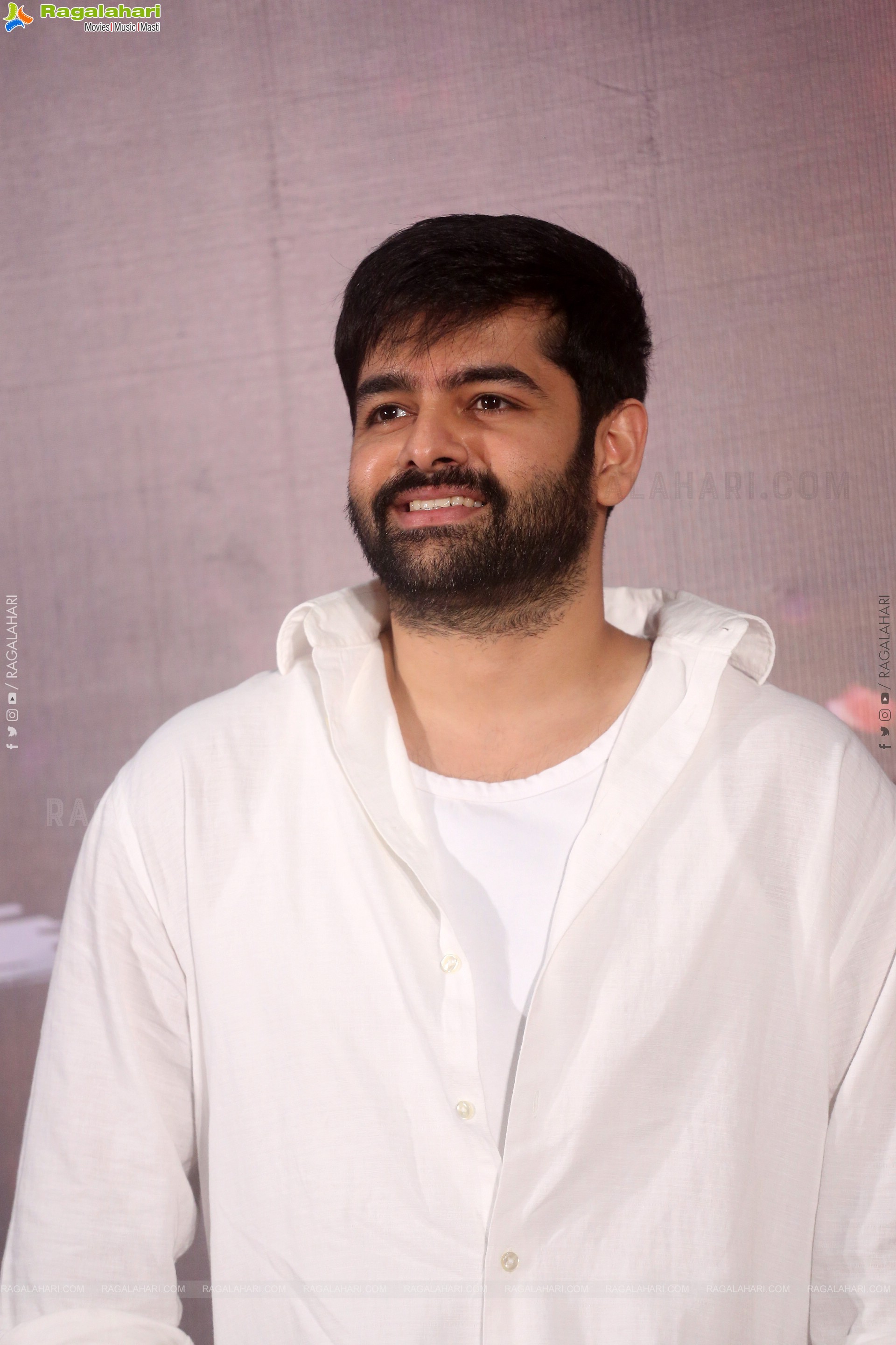 Ram Pothineni at Andhra King Taluka Success Meet, HD Gallery